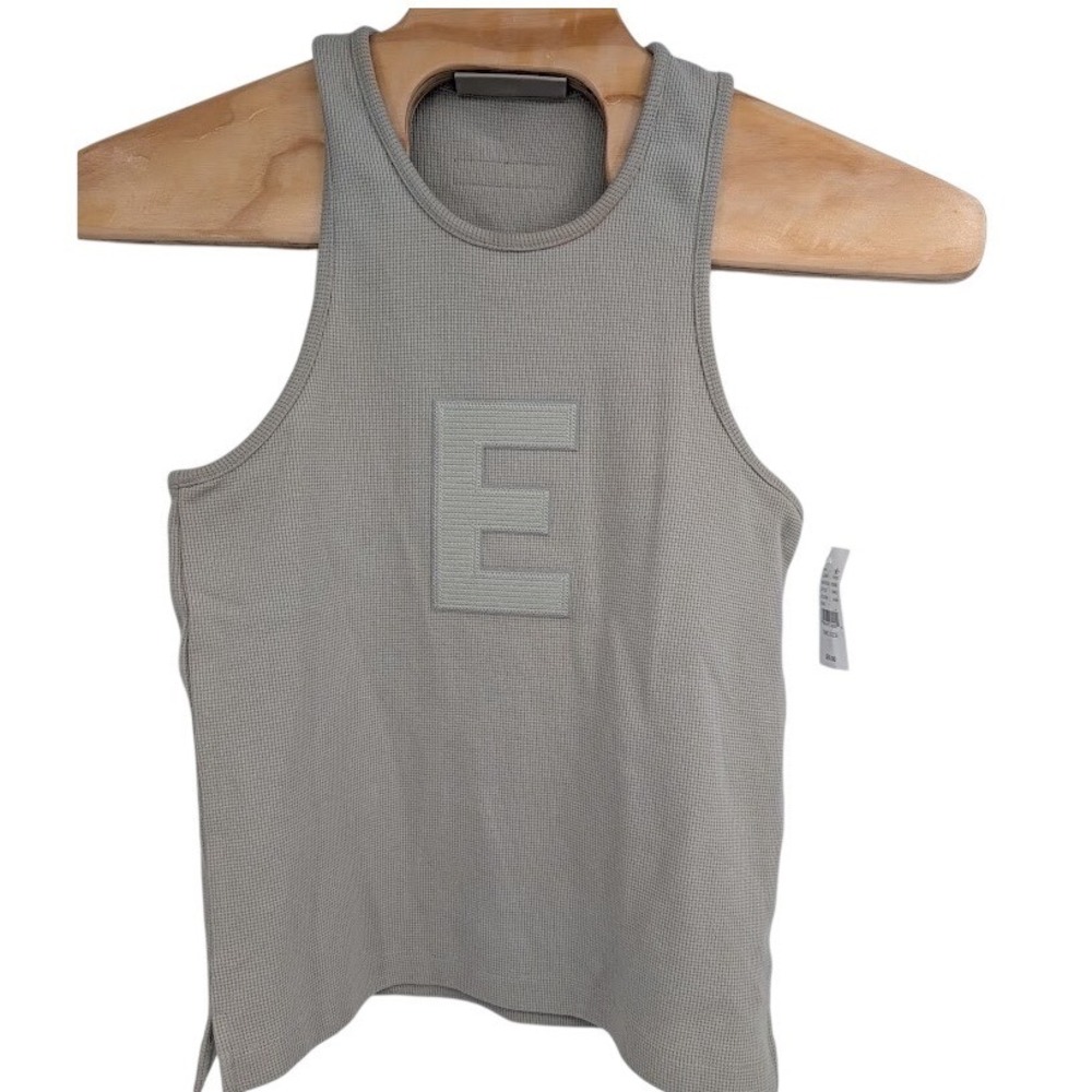 Fear of God Essentials NWT Women's‎ Waffle Tank Green Gray sz small